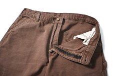 画像5: Used Carhartt Duck Carpenter Pants Chestnut カーハート (5)
