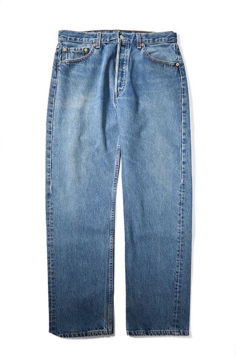 画像1: 97' Used Levi's 501 Denim Pants made in USA リーバイス (1)