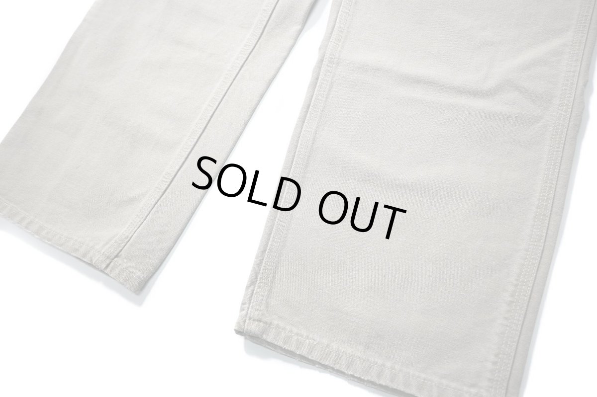 画像3: Used Carhartt Duck Carpenter Pants Desert made in USA カーハート (3)