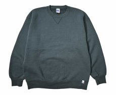 画像1: Used Russell Athletic Blank Sweat Shirt Moss made in USA (1)