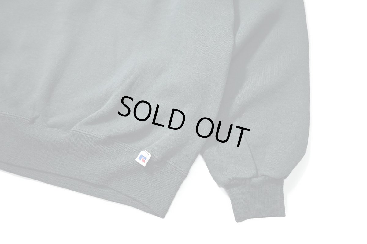 画像3: Used Russell Athletic Blank Sweat Shirt Moss made in USA (3)