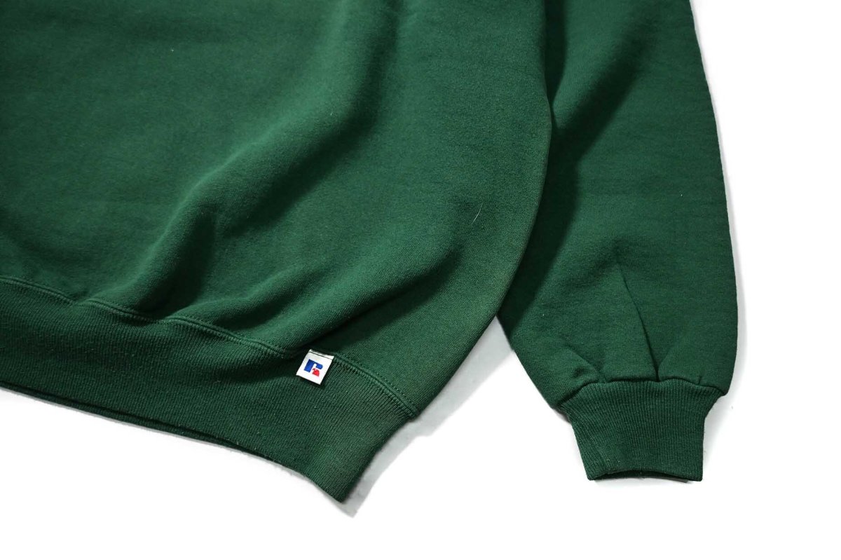 画像3: Used Russell Athletic Blank Sweat Shirt Green made in USA (3)
