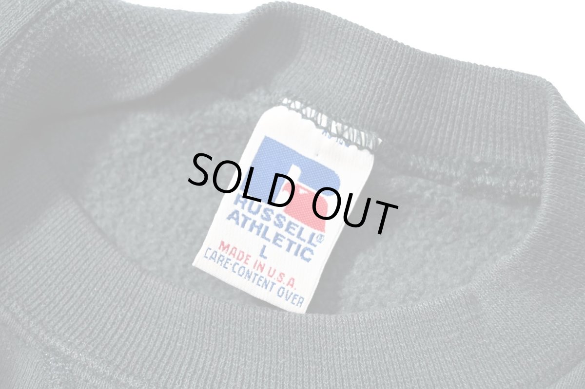 画像4: Used Russell Athletic Blank Sweat Shirt Moss made in USA (4)