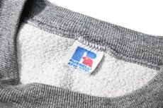 画像4: Used Russell Athletic Blank Sweat Shirt Grey made in USA (4)