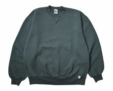 画像1: Used Russell Athletic Blank Sweat Shirt Moss made in USA (1)