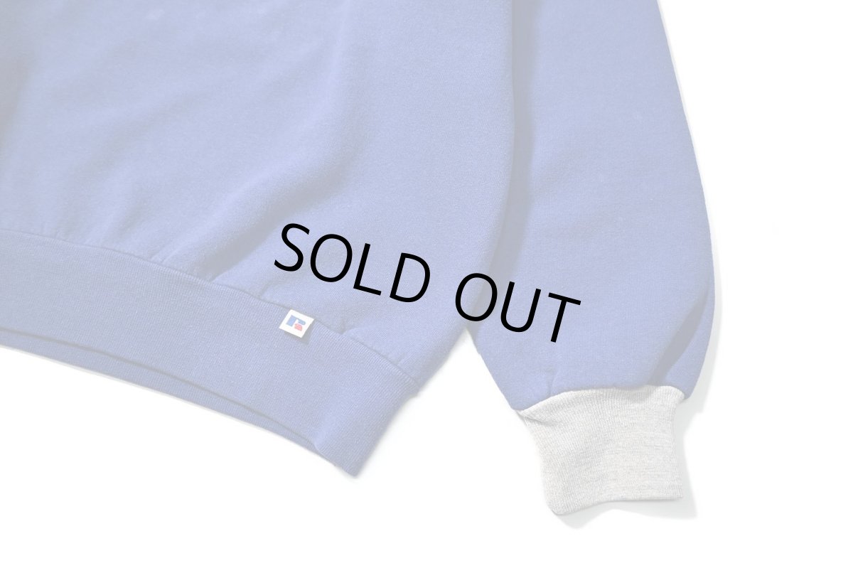 画像3: Used Russell Athletic Blank Sweat Shirt Blue made in USA (3)