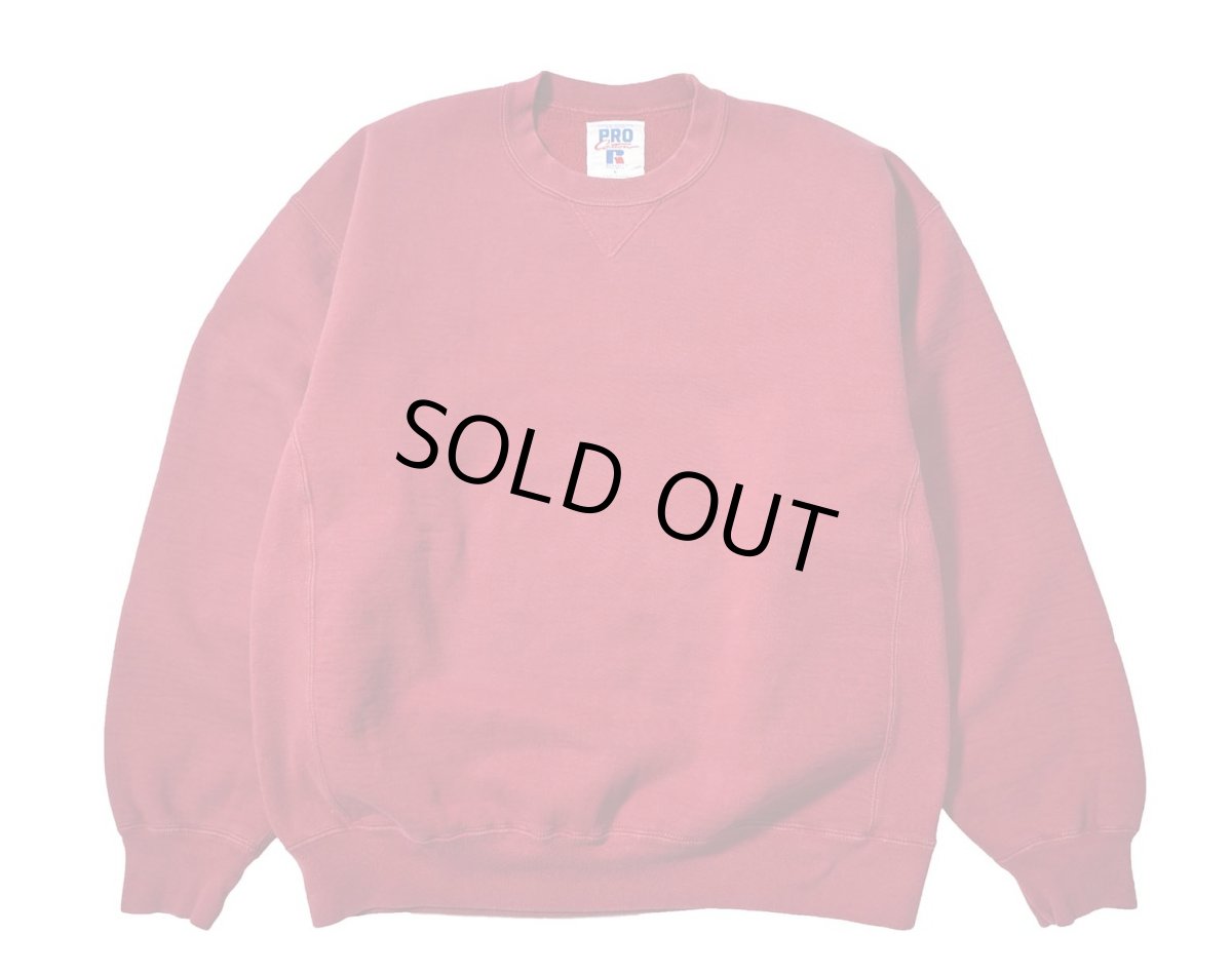 画像1: Used Russell Athletic Blank Sweat Shirt Burgundy made in USA (1)