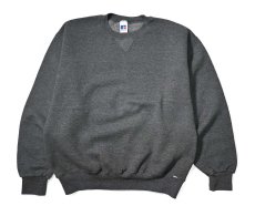 画像1: Used Russell Athletic Blank Sweat Shirt Charcoal (1)