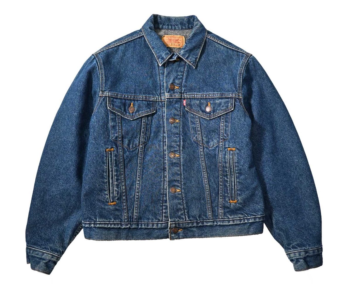 画像1: 80s Used Levi's 70506-0316 Customized Blanket Lined Denim Jacket made in USA (1)