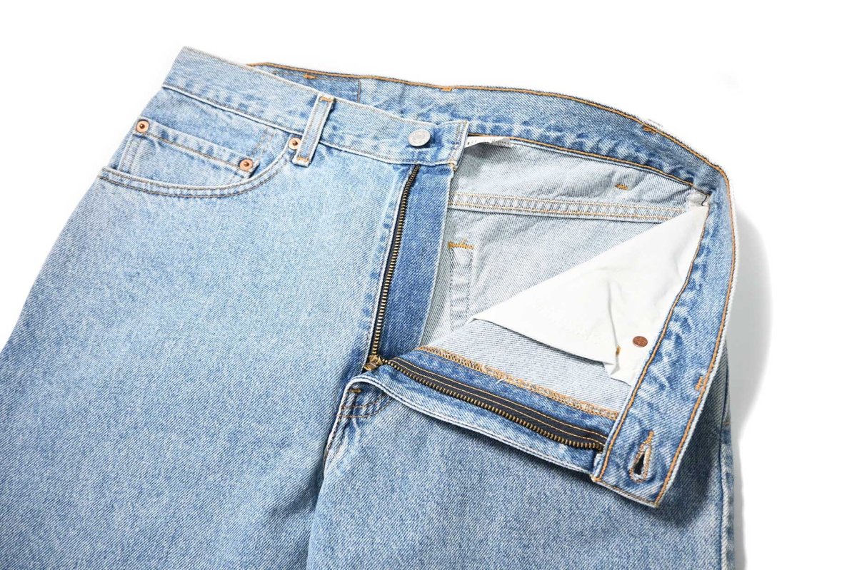 画像6: 02' Deadstock Levi's 505 Denim Pants made in Mexico リーバイス (6)