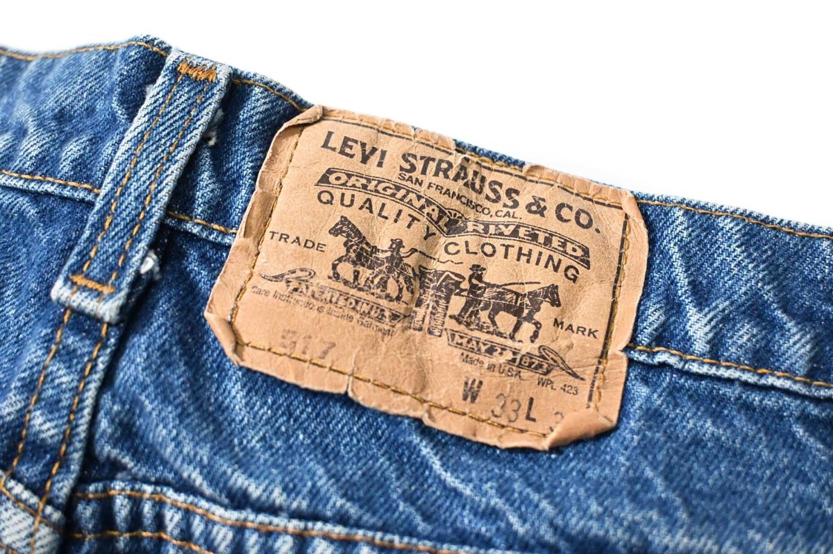 画像5: 80s Used Levi's 517 Denim Pants made in USA リーバイス (5)