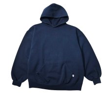 画像1: Used Russell Athletic Blank Sweat Hoodie Navy made in USA (1)