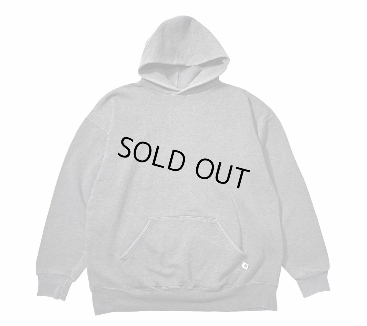 画像1: 90s Used Russell Athletic Blank Sweat Hoodie Charcoal (1)