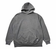 画像1: Used Russell Athletic Blank Sweat Hoodie Charcoal (1)
