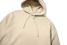 画像2: Used Russell Athletic Blank Sweat Hoodie Beige (2)