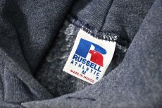 画像4: Used Russell Athletic Blank Sweat Hoodie Navy (4)
