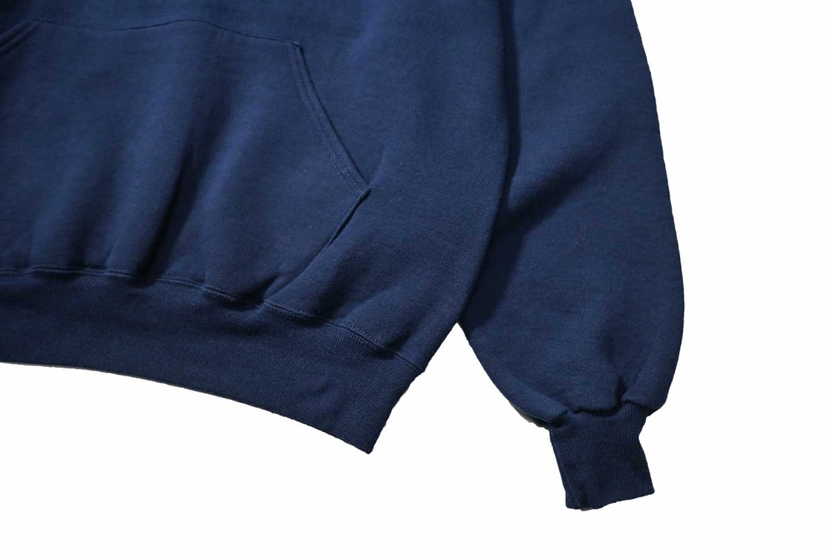 画像3: Used Russell Athletic Blank Sweat Hoodie Navy made in USA (3)