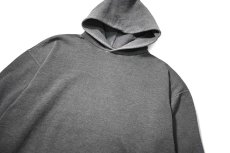 画像2: Used Russell Athletic Blank Sweat Hoodie Charcoal (2)