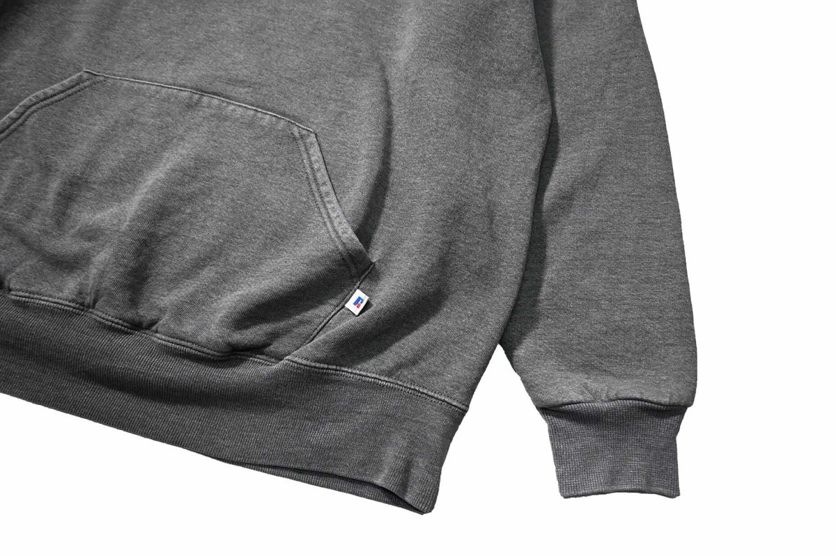画像3: Used Russell Athletic Blank Sweat Hoodie Charcoal (3)