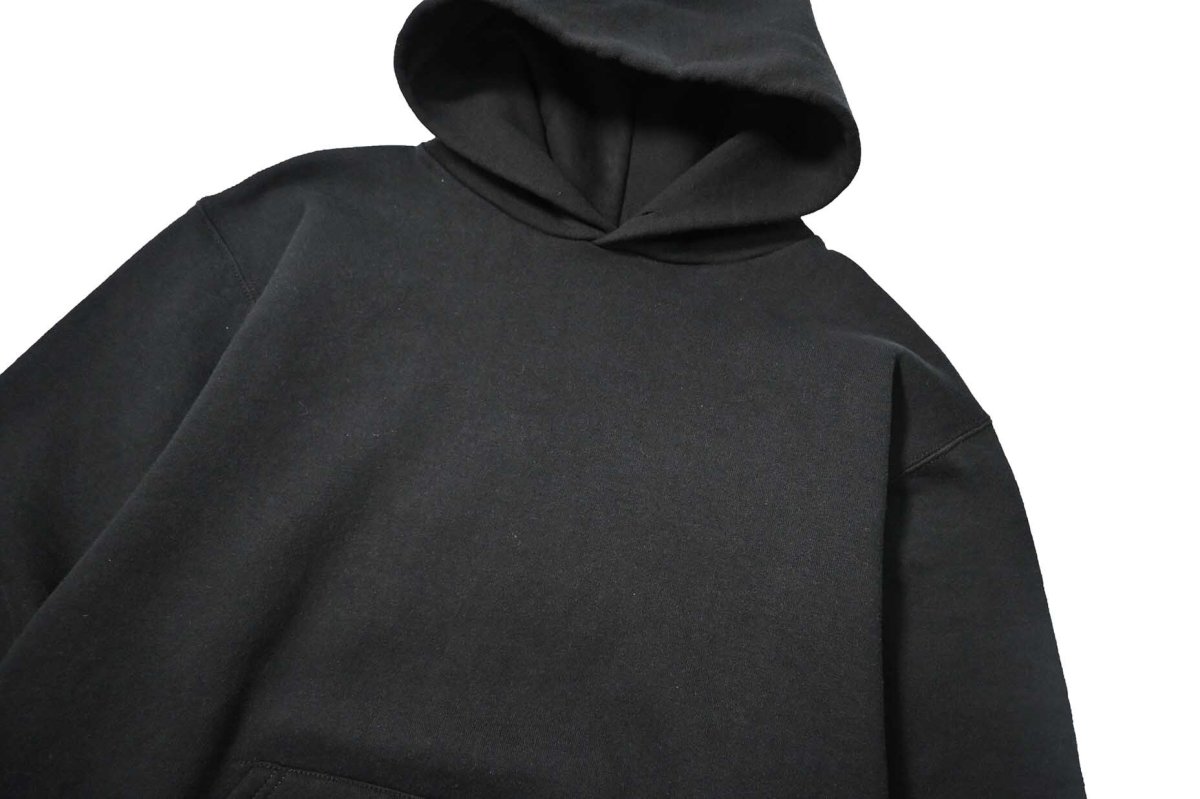 画像2: Used Russell Athletic Blank Sweat Hoodie Black made in USA (2)
