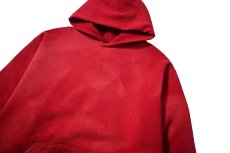 画像2: Used Russell Athletic Blank Sweat Hoodie Fade Burgundy made in USA (2)