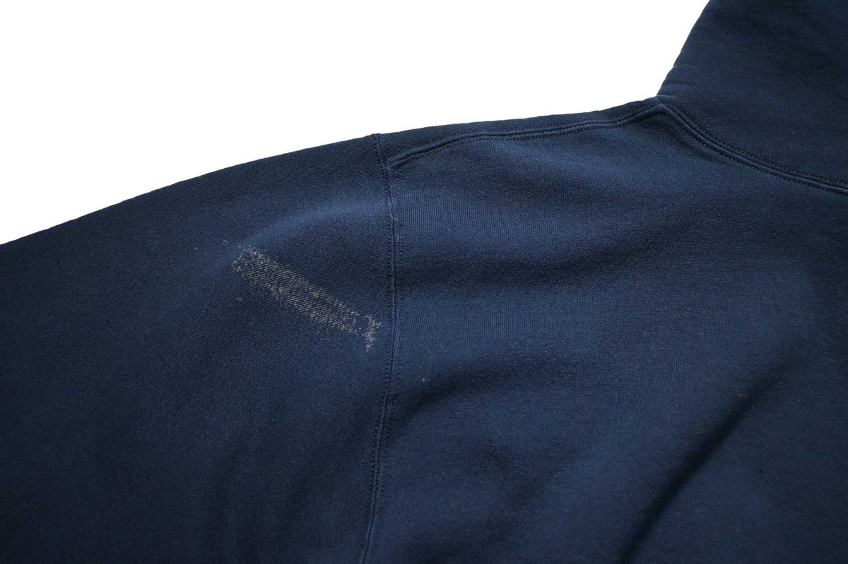 画像5: Used Russell Athletic Blank Sweat Hoodie Navy made in USA (5)