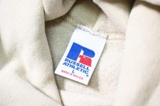 画像4: Used Russell Athletic Blank Sweat Hoodie Beige (4)