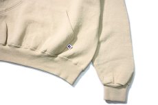 画像3: Used Russell Athletic Blank Sweat Hoodie Beige (3)