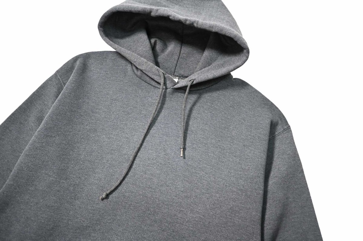 画像2: Used Russell Athletic Blank Sweat Hoodie Charcoal (2)