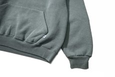 画像3: Used Russell Athletic Blank Sweat Hoodie Moss (3)