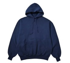 画像1: Used Russell Athletic Blank Sweat Hoodie Navy made in USA (1)