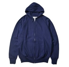 画像1: 80s Deadstock Smitty's Blank Sweat Hoodie Navy made in Romania (1)