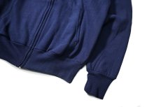 画像3: 80s Deadstock Smitty's Blank Sweat Hoodie Navy made in Romania (3)