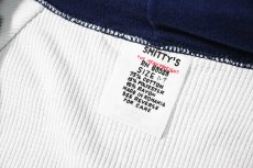 画像4: 80s Deadstock Smitty's Blank Sweat Hoodie Navy made in Romania (4)