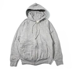 画像1: 80s Deadstock Smitty's Blank Sweat Hoodie Grey made in Romania (1)