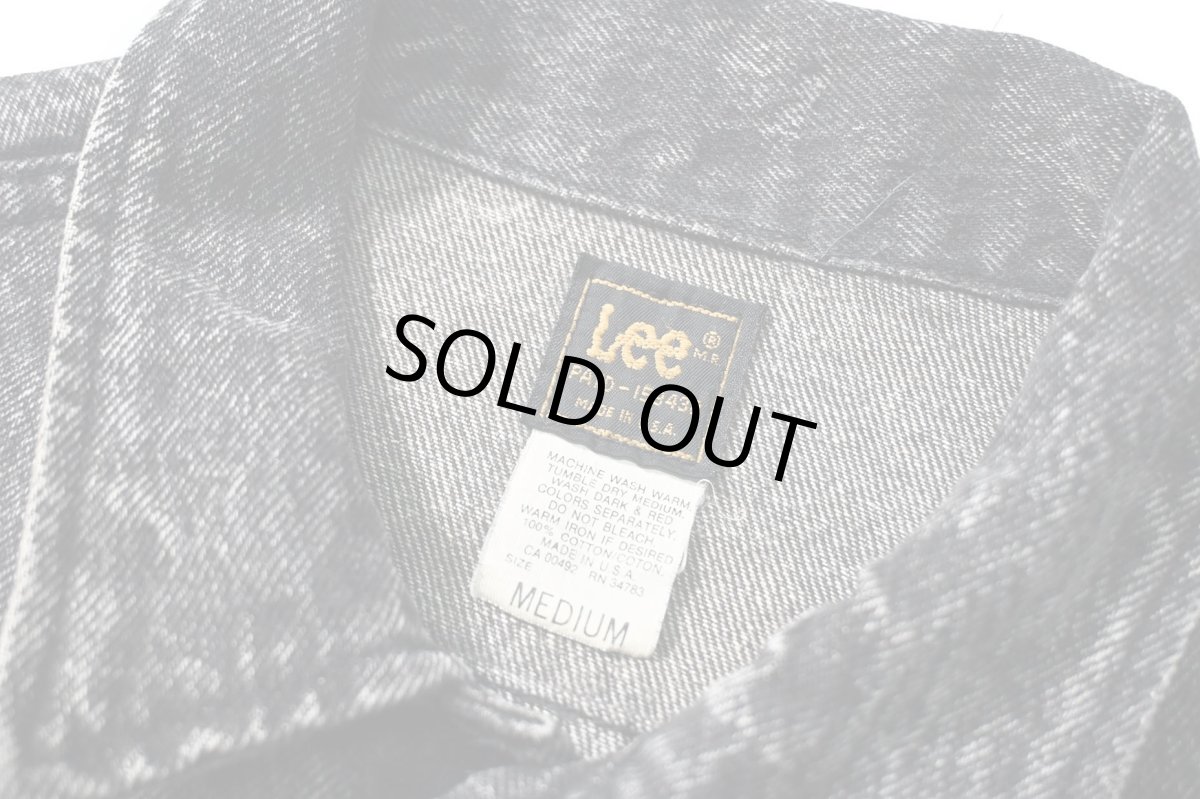 画像5: 80s Used Lee 220-8501 Harley-Davidson Patch Denim Jacket made in USA (5)