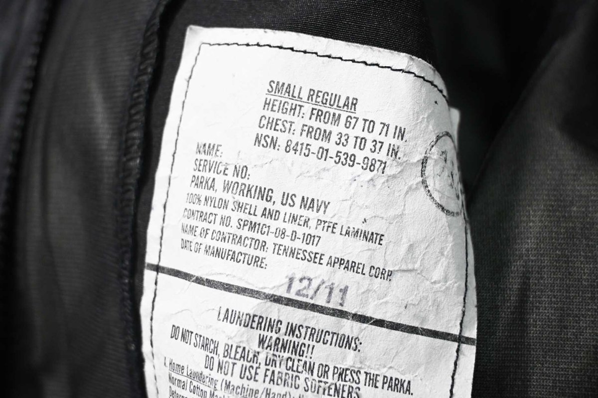 画像6: Used Us Navy NWU GORE-TEX Working Parka Type1 (6)