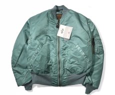 画像1: Deadstock Alpha MA-1 Flight Jacket Olive made in USA (1)