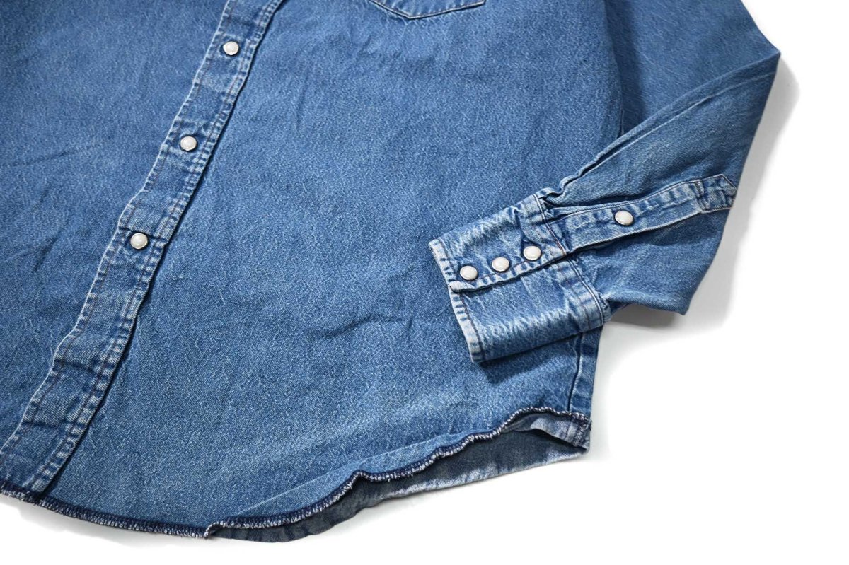画像3: Used Wrangler Denim Western Shirt (3)
