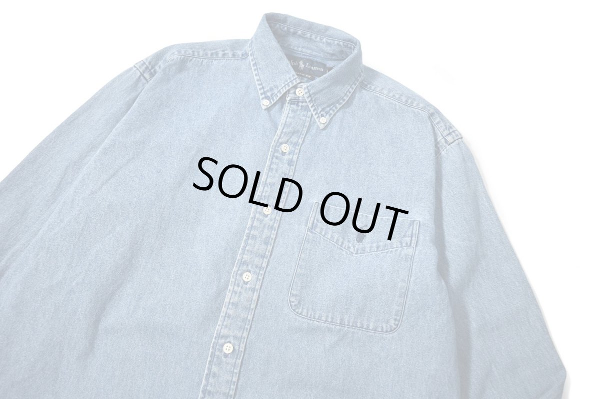 画像2: Used Ralph Lauren Denim Shirt "Classic Fit" (2)