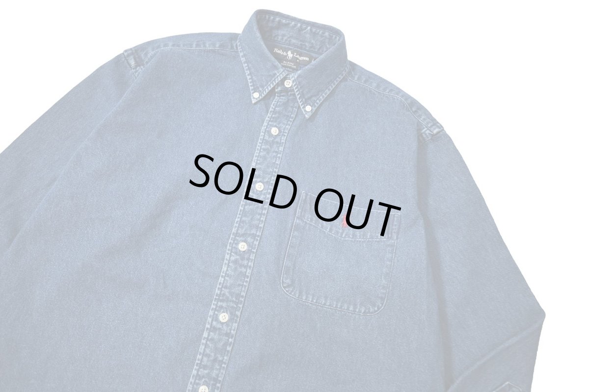 画像2: Used Ralph Lauren Denim Shirt "Blaire" (2)