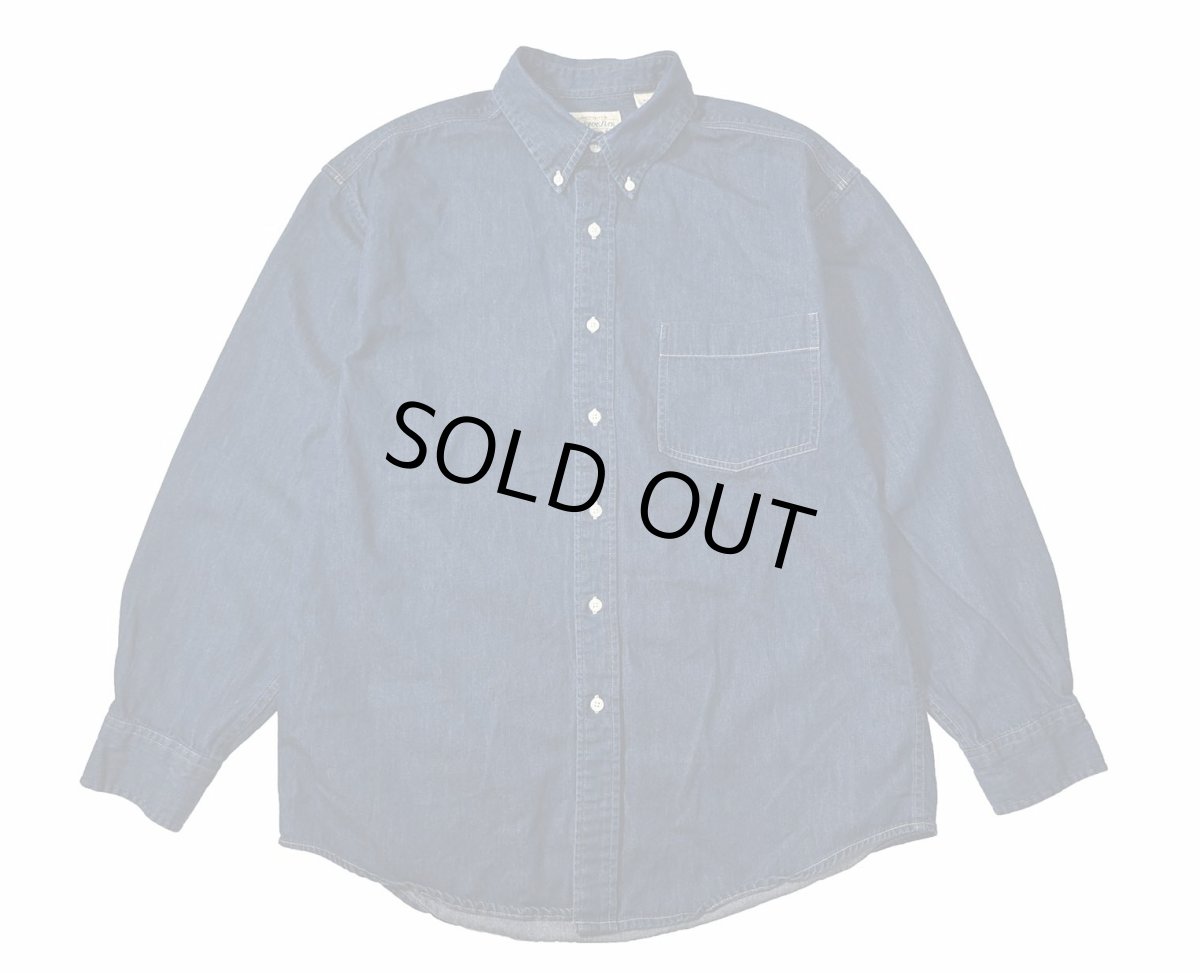 画像1: Used St John's Bay Denim Shirt (1)