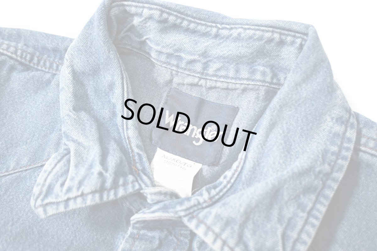 画像4: Used Wrangler Denim Western Shirt (4)