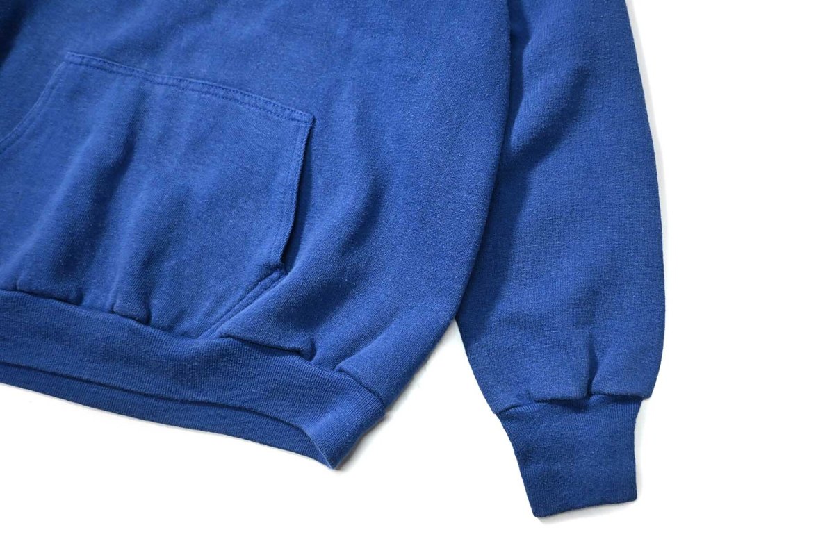 画像3: Used Discus Raglan Sleeve Blank Sweat Hoodie Blue made in USA (3)