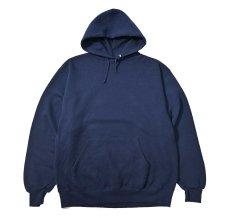 画像1: Used Jerzees Blank Sweat Hoodie Navy made in USA (1)