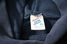 画像4: Used Jerzees Blank Sweat Hoodie Fade Navy made in USA (4)