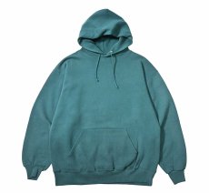 画像1: Used Jerzees Blank Sweat Hoodie Jade made in USA (1)