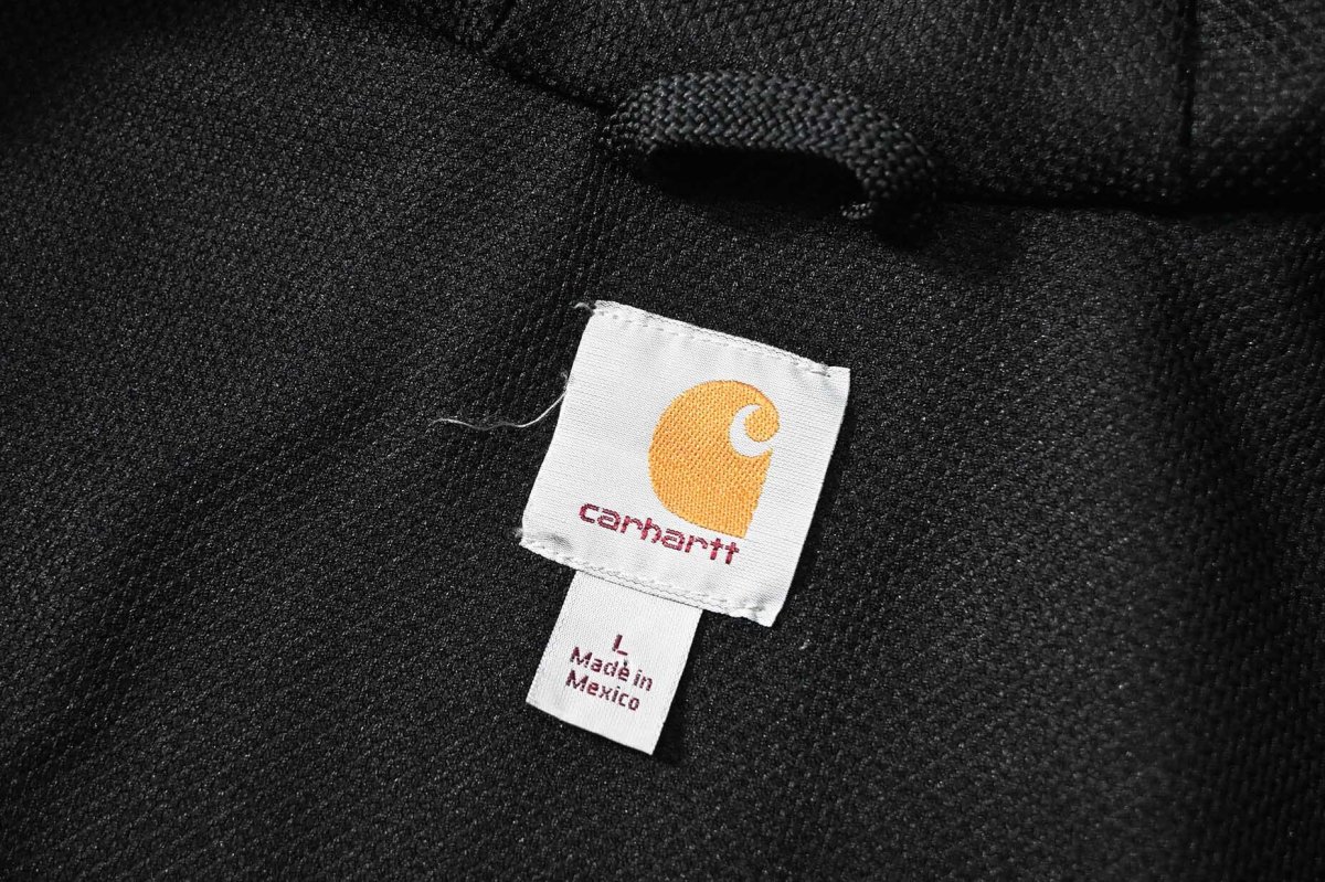 画像4: Used Carhartt Thermal Lined Zip Sweat Hoodie Brown (4)