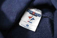 画像4: Used Jerzees Blank Sweat Hoodie Navy made in USA (4)
