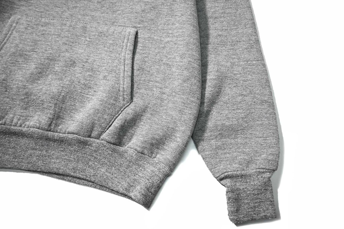 画像3: Used Jerzees by Russell Blank Sweat Hoodie Grey made in USA (3)